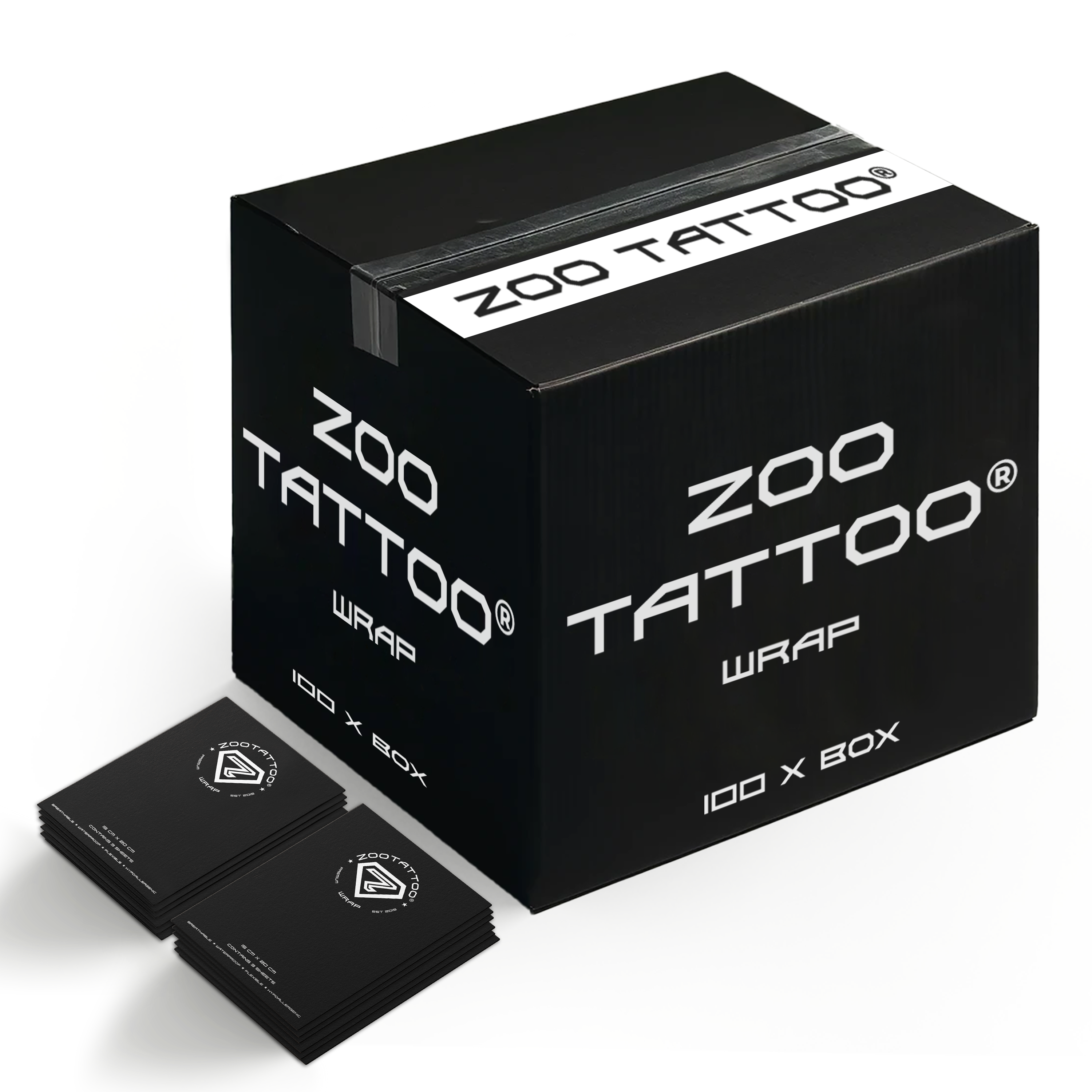 ZOOTATTOO® Wrap Pre Cut Pack Wholesale 100 Box