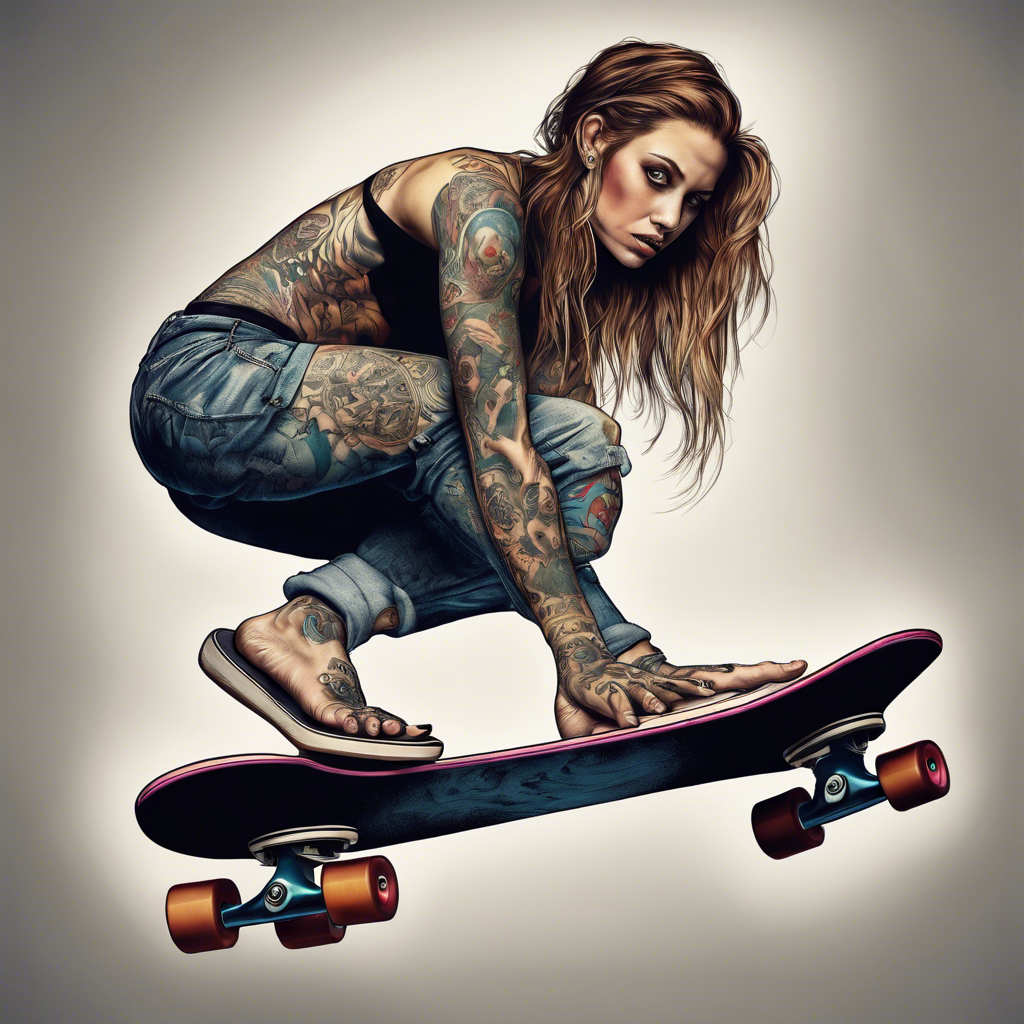 Skateboarding and Tattoos: Unleashing Self-Expression
